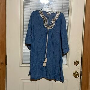 Velvera denim tunic/dress